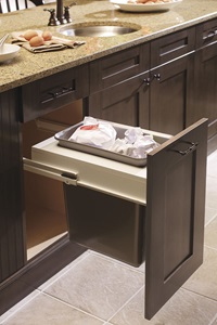 Base Wastebasket with Compost Bin Kitchen Craft