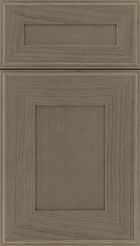 Elan 5pc Rift Oak flat panel cabinet door in Winter