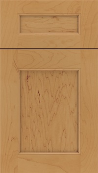 Lexington 5pc Maple recessed panel cabinet door in Ginger