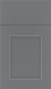 Lexington Maple recessed panel cabinet door in Cloudburst with Pewter glaze
