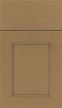 Lexington Maple recessed panel cabinet door in Tuscan with Mocha glaze