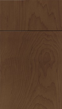 Lockhart Maple slab cabinet door in Sienna