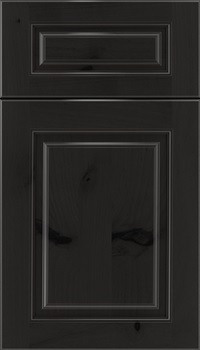 Marquis 5pc Alder raised panel cabinet door in Charcoal