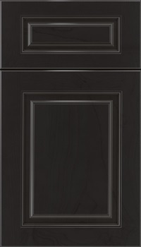 Marquis 5pc Maple raised panel cabinet door in Charcoal