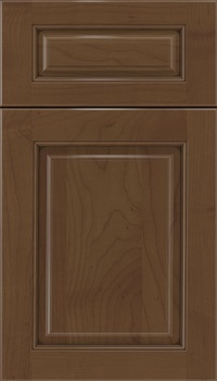 Marquis 5pc Maple raised panel cabinet door in Sienna with Mocha glaze