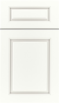 Marquis 5pc Maple raised panel cabinet door in Whitecap