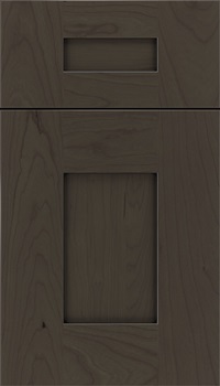 Newhaven 5pc Cherry shaker cabinet door in Thunder with Black glaze