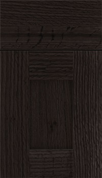 Newhaven Rift Oak shaker cabinet door in Charcoal