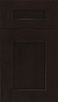 Pearson 5pc Cherry flat panel cabinet door in Espresso