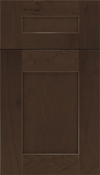Pearson 5pc Maple flat panel cabinet door in Cappuccino
