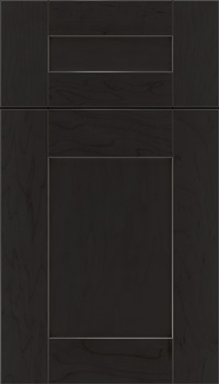 Pearson 5pc Maple flat panel cabinet door in Charcoal