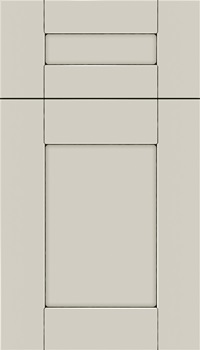Pearson 5pc Maple flat panel cabinet door in Cirrus with Black glaze