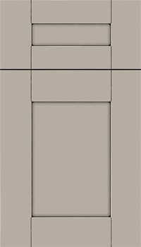 Pearson 5pc Maple flat panel cabinet door in Nimbus with Black glaze