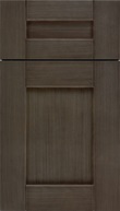 Pearson 5pc Maple flat panel cabinet door in Weathered Slate