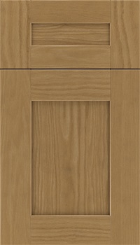 Pearson 5pc Oak flat panel cabinet door in Tuscan