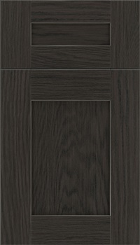 Pearson 5pc Oak flat panel cabinet door in Weathered Slate
