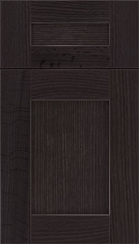 Pearson 5pc Rift Oak flat panel cabinet door in Espresso