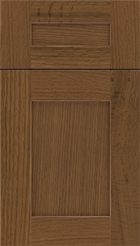 Pearson 5pc Rift Oak flat panel cabinet door in Sienna