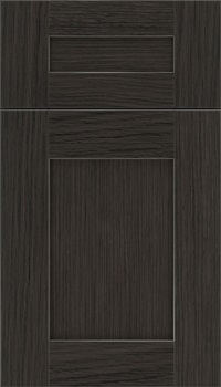 Pearson 5pc Rift Oak flat panel cabinet door in Weathered Slate