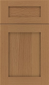 Plymouth 5pc Rift Oak shaker cabinet door in Ginger