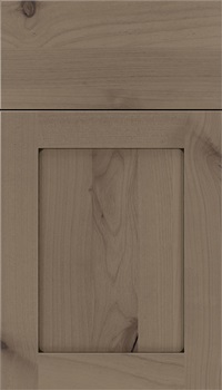 Plymouth Alder shaker cabinet door in Winter with Black glaze