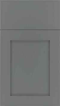 Plymouth Maple shaker cabinet door in Cloudburst with Smoke glaze