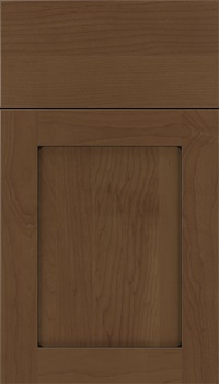 Plymouth Maple shaker cabinet door in Sienna with Black glaze