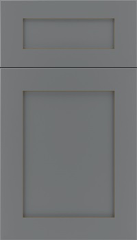 Salem 5pc Maple shaker cabinet door in Cloudburst with Smoke glaze