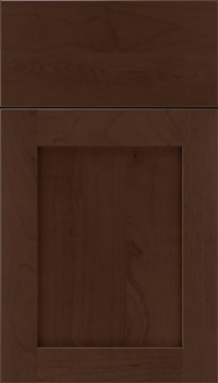 Salem Maple shaker cabinet door in Cappuccino
