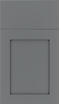 Salem Maple shaker cabinet door in Cloudburst with Black glaze