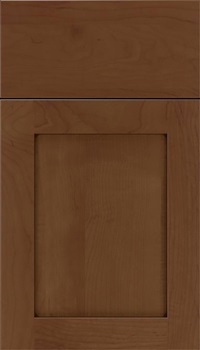 Salem Maple shaker cabinet door in Sienna with Mocha glaze