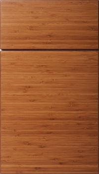 Summit horizontal Bamboo slab cabinet door in Natural