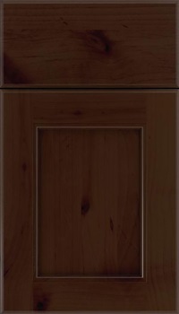 Tamarind Alder shaker cabinet door in Cappuccino