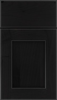 Tamarind Alder shaker cabinet door in Charcoal