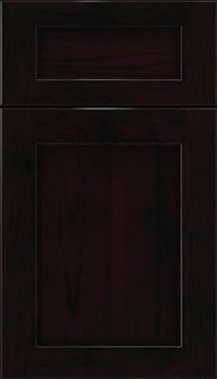 Templeton 5pc Cherry recessed panel cabinet door in Espresso