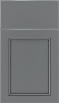 Templeton Maple recessed panel cabinet door in Cloudburst with Black glaze