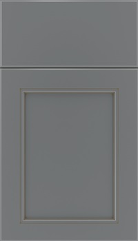 Templeton Maple recessed panel cabinet door in Cloudburst with Smoke glaze