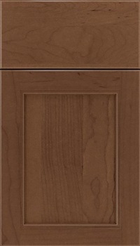 Templeton Maple recessed panel cabinet door in Toffee