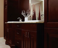 Espresso Maple Cabinet Finish - Kitchen Craft Cabinetry