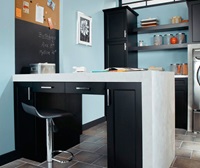 Brushed Nickel TBar Pull Kitchen Craft