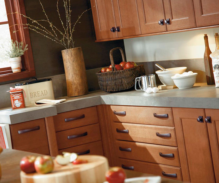 Rustic Kitchen Cabinets In Rift Oak Kitchen Craft Cabinetry