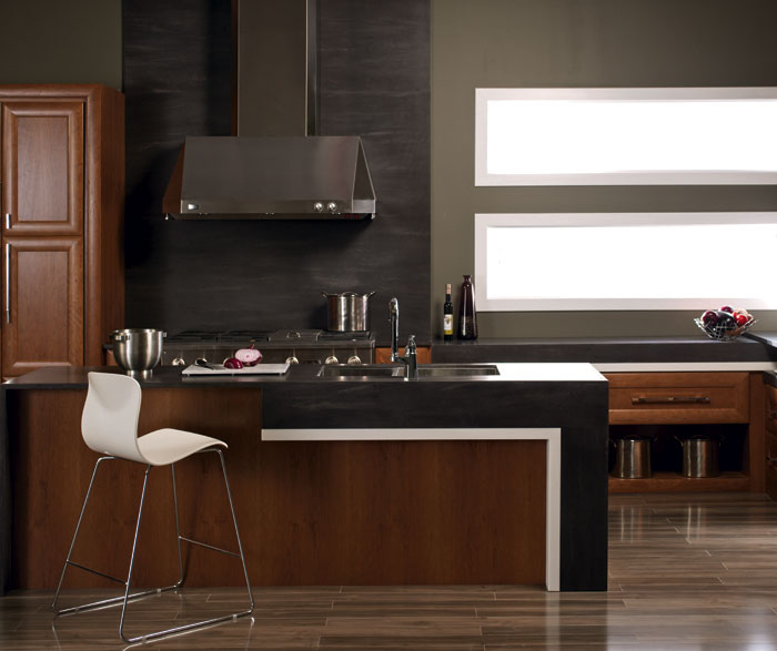 Knotty Alder Kitchen Cabinets In Natural Finish Kitchen