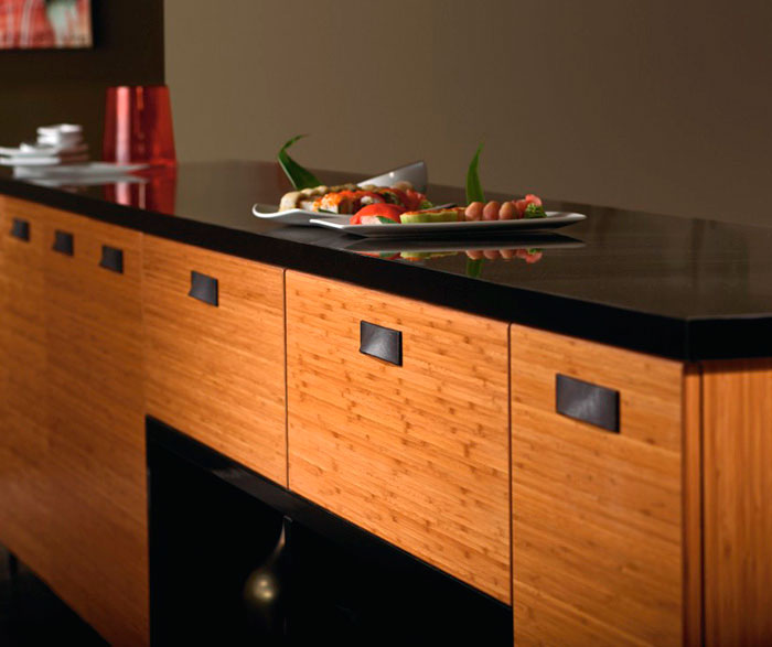... Bamboo kitchen cabinets in natural finish by Kitchen Craft Cabinetry ...