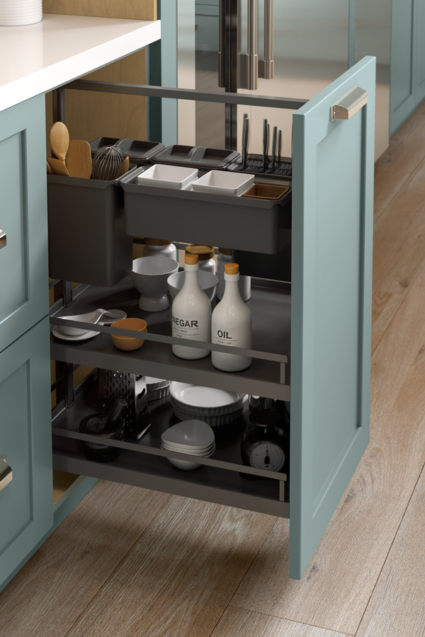 Base Pantry Pullout Cabinet - Kitchen Craft Cabinetry