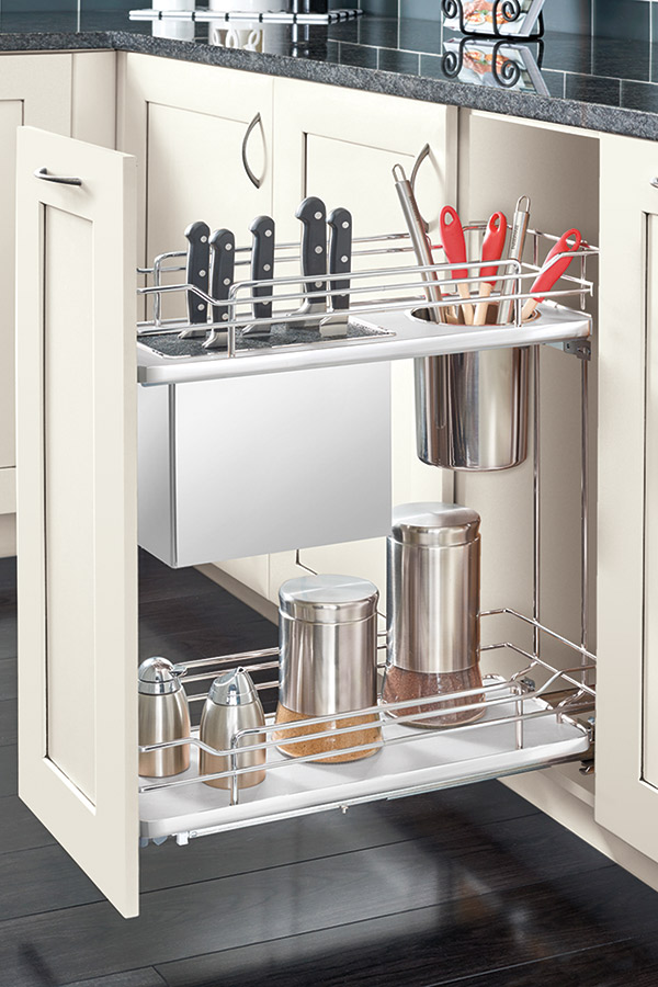 Base Knife Holder Pull Out Cabinet - Kitchen Craft