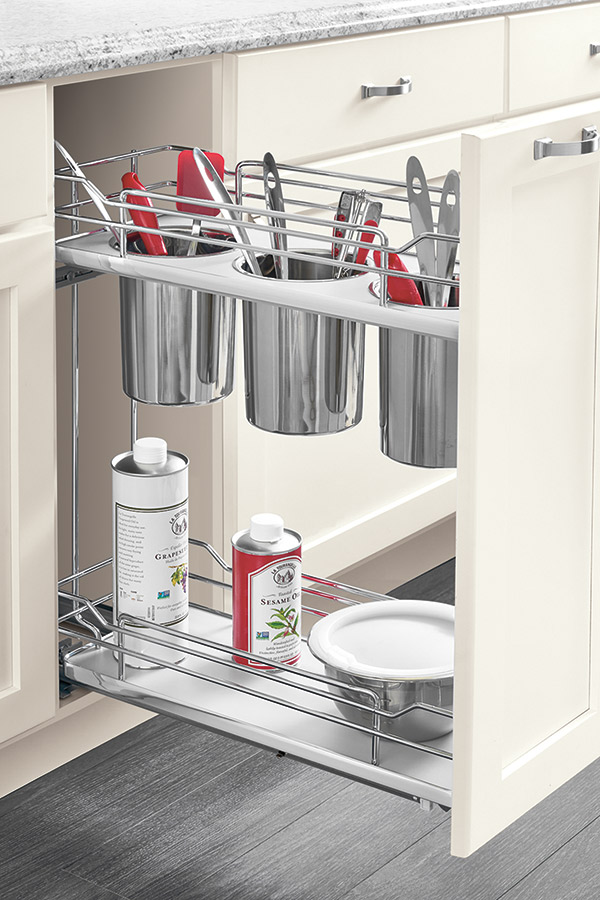 Pull Out 8'' Utensil Organizer