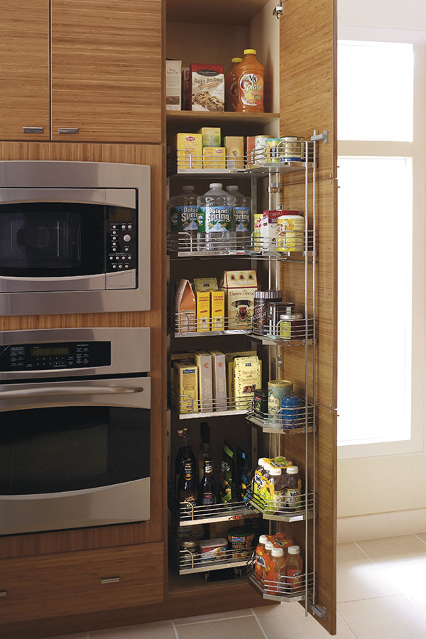 Tall Pantry Pull Out Tandem Cabinet - Kitchen Craft Cabinetry