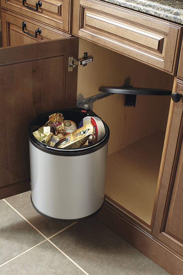 Sink Base Cabinet With Round Waste Bin Kitchen Craft