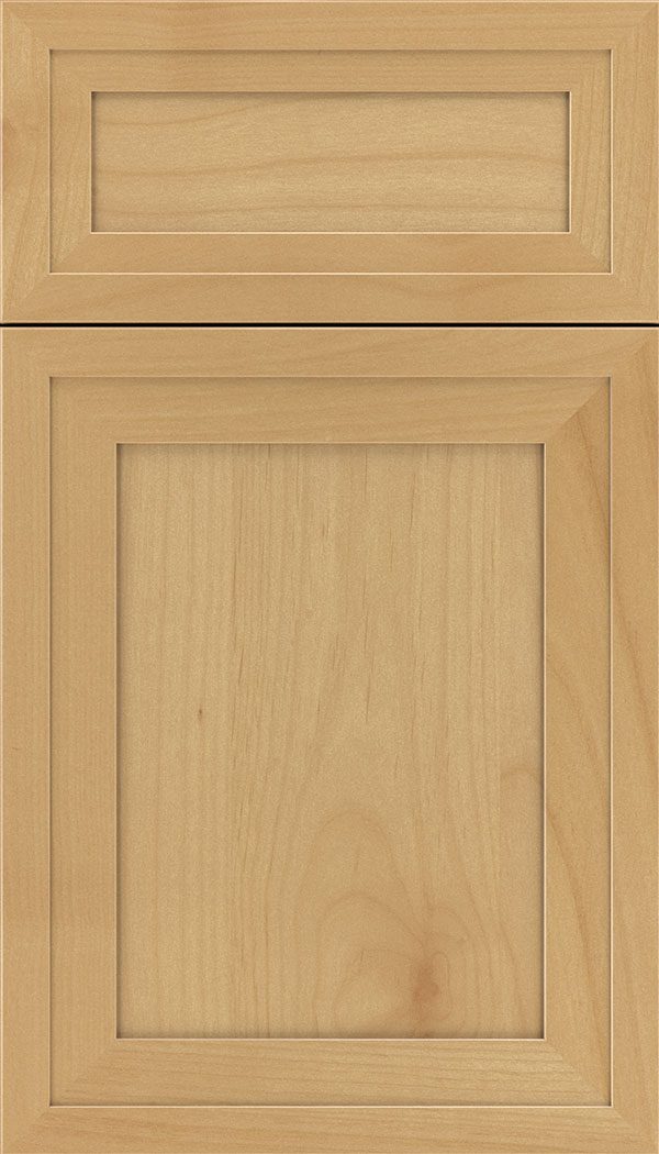 Asher 5pc Alder flat panel cabinet door in Natural