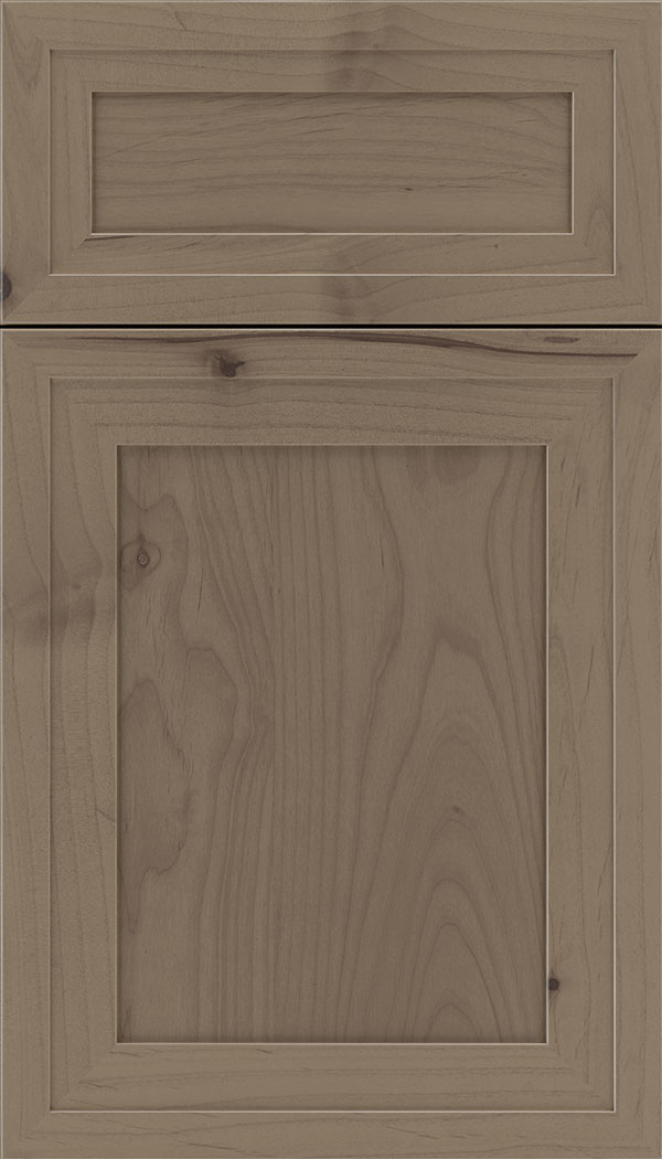 Asher 5pc Alder flat panel cabinet door in Winter